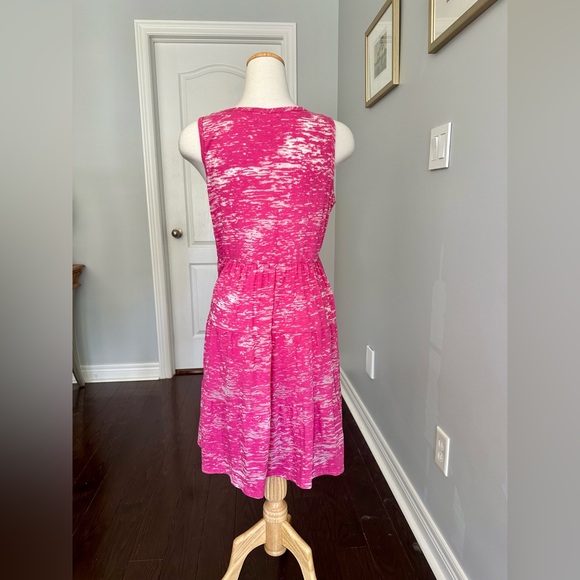 BAYO Pink Sleeveless Fit and Flare Jersey Dress - Large - Picture 5 of 7